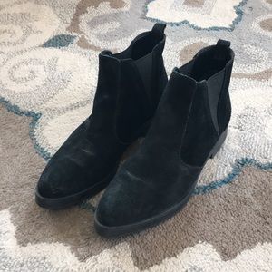 Suede ankle boots